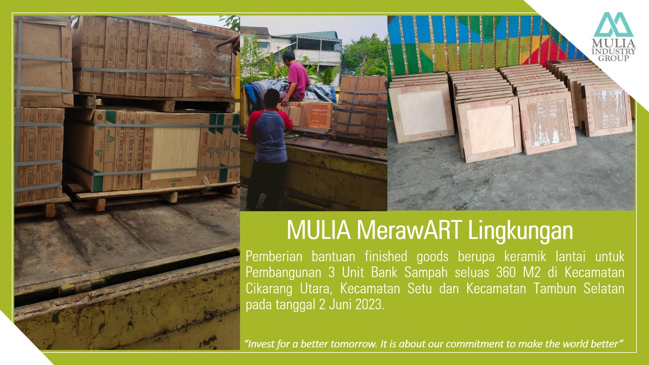 MULIA MerawART Lingkungan : Bantuan Keramik Lantai